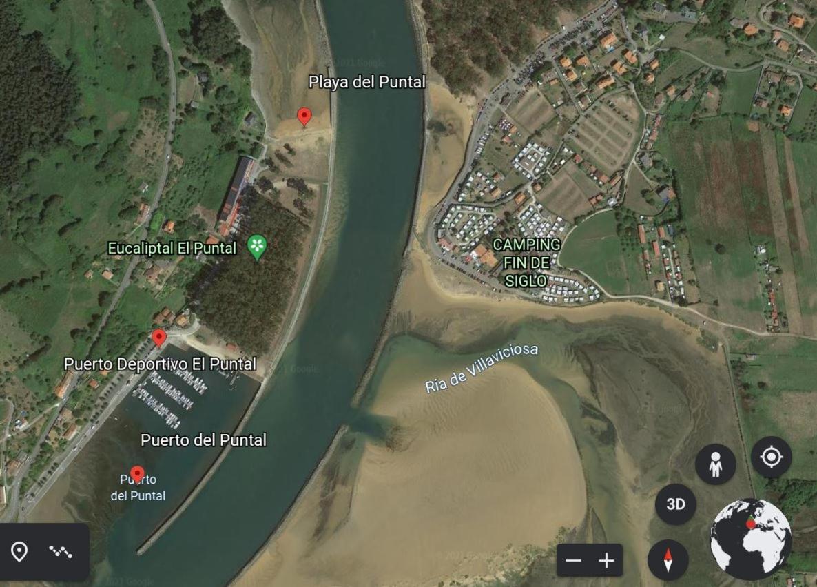 Playa Del Puntal Villaviciosa Asturias Lujo Primera Linea Playa Екстер'єр фото