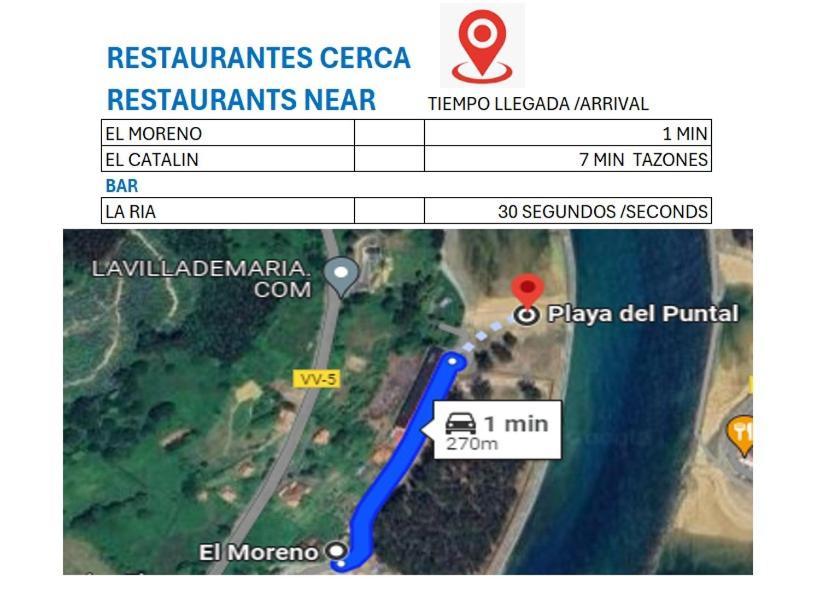 Playa Del Puntal Villaviciosa Asturias Lujo Primera Linea Playa Екстер'єр фото