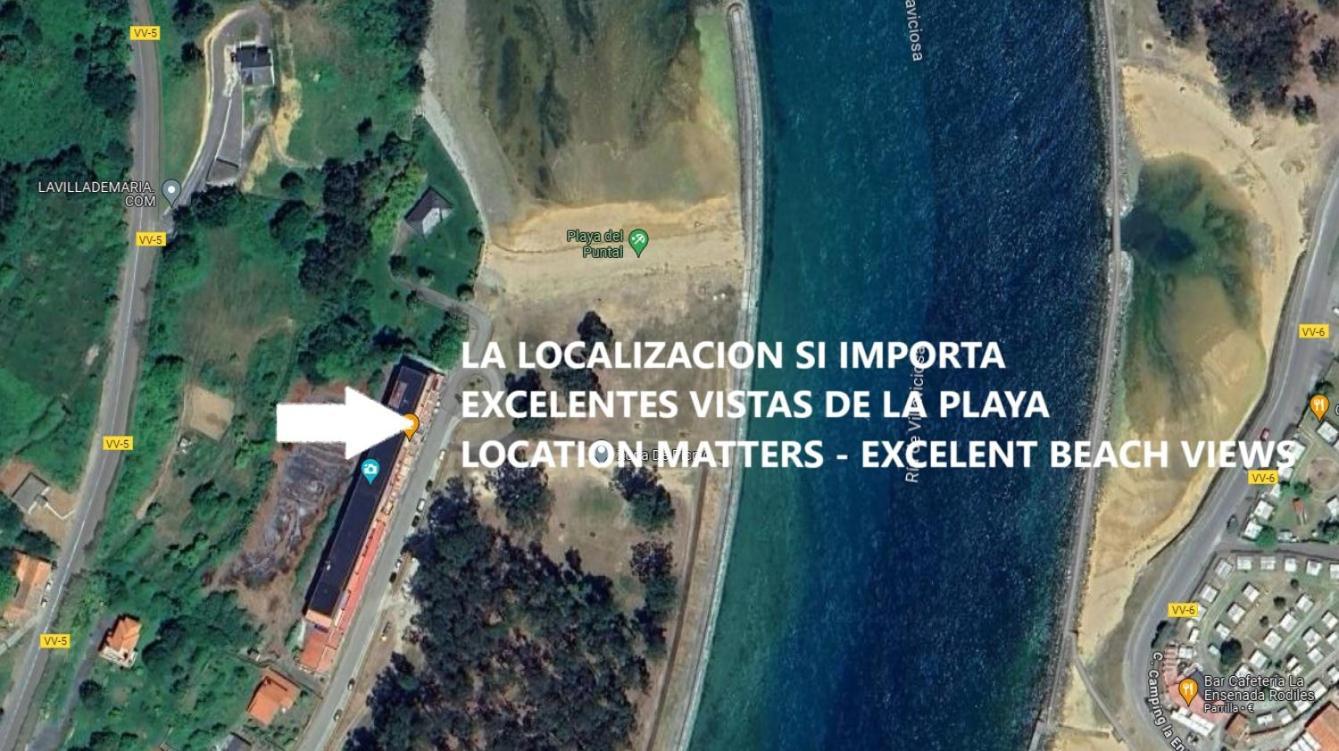 Playa Del Puntal Villaviciosa Asturias Lujo Primera Linea Playa Екстер'єр фото