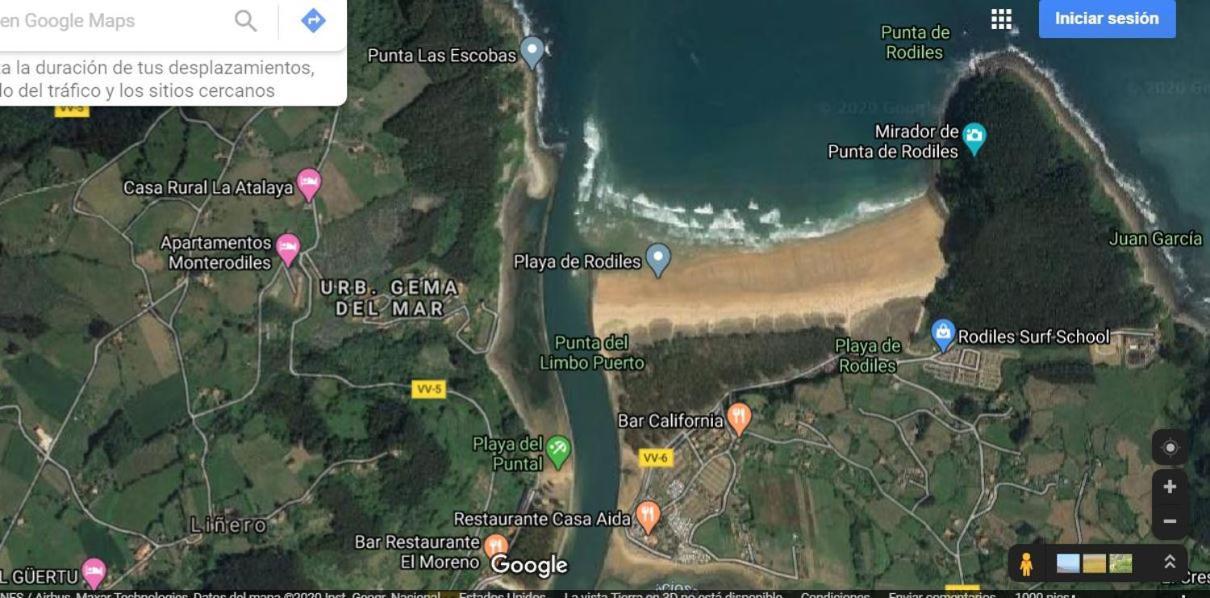 Playa Del Puntal Villaviciosa Asturias Lujo Primera Linea Playa Екстер'єр фото