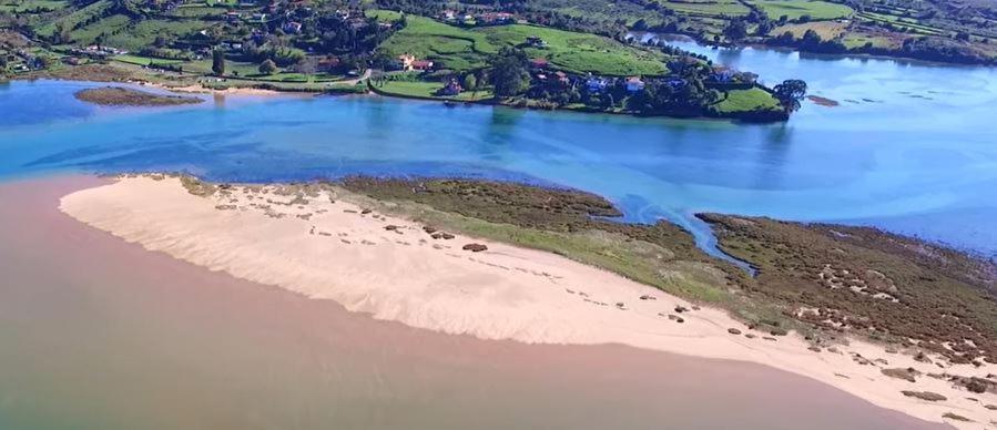 Playa Del Puntal Villaviciosa Asturias Lujo Primera Linea Playa Екстер'єр фото